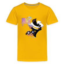 Load image into Gallery viewer, ALPHABET LORE - F Nerds T-Shirt (Youth) - sun yellow