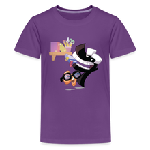 Load image into Gallery viewer, ALPHABET LORE - F Nerds T-Shirt (Youth) - purple