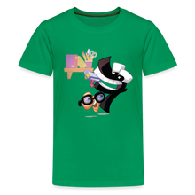 Load image into Gallery viewer, ALPHABET LORE - F Nerds T-Shirt (Youth) - kelly green