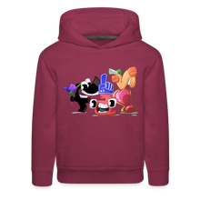 Load image into Gallery viewer, ALPHABET LORE - FAN! Hoodie (Youth) - burgundy
