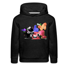 Load image into Gallery viewer, ALPHABET LORE - FAN! Hoodie (Youth) - charcoal grey