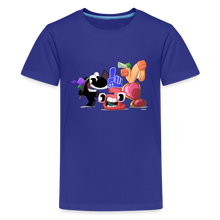 Load image into Gallery viewer, ALPHABET LORE - FAN! T-Shirt (Youth) - royal blue