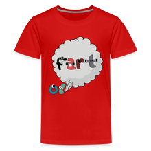 Load image into Gallery viewer, ALPHABET LORE - Fart T-Shirt (Youth) - red