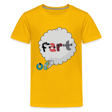 Load image into Gallery viewer, ALPHABET LORE - Fart T-Shirt (Youth) - sun yellow
