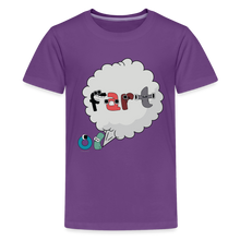 Load image into Gallery viewer, ALPHABET LORE - Fart T-Shirt (Youth) - purple