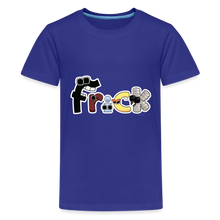 Load image into Gallery viewer, ALPHABET LORE - Frick T-Shirt (Youth) - royal blue