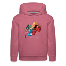 Load image into Gallery viewer, ALPHABET LORE - LMNOP Attack Hoodie (Youth) - mauve