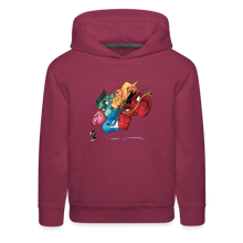Load image into Gallery viewer, ALPHABET LORE - LMNOP Attack Hoodie (Youth) - burgundy