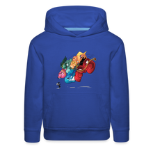 Load image into Gallery viewer, ALPHABET LORE - LMNOP Attack Hoodie (Youth) - royal blue