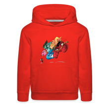 Load image into Gallery viewer, ALPHABET LORE - LMNOP Attack Hoodie (Youth) - red
