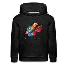 Load image into Gallery viewer, ALPHABET LORE - LMNOP Attack Hoodie (Youth) - charcoal grey