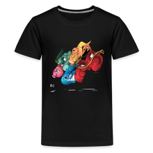 Load image into Gallery viewer, ALPHABET LORE - LMNOP Attack T-Shirt (Youth) - black