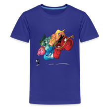 Load image into Gallery viewer, ALPHABET LORE - LMNOP Attack T-Shirt (Youth) - royal blue