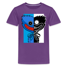 Load image into Gallery viewer, POPPY PLAYTIME - Huggy Duality T-Shirt (Youth) - purple