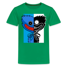 Load image into Gallery viewer, POPPY PLAYTIME - Huggy Duality T-Shirt (Youth) - kelly green
