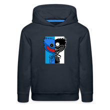Load image into Gallery viewer, POPPY PLAYTIME - Huggy Duality Hoodie (Youth) - navy