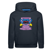 Load image into Gallery viewer, POPPY PLAYTIME - Huggy Faces Hoodie (Youth) - navy