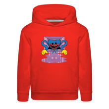 Load image into Gallery viewer, POPPY PLAYTIME - Huggy Faces Hoodie (Youth) - red
