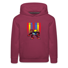 Load image into Gallery viewer, POPPY PLAYTIME - Boxy Boo Hoodie (Youth) - burgundy