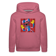 Load image into Gallery viewer, POPPY PLAYTIME - Huggy & Kissy Split Hoodie (Youth) - mauve