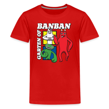 Load image into Gallery viewer, GARTEN OF BANBAN - Character Squares T-Shirt (Youth) - red