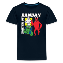 Load image into Gallery viewer, GARTEN OF BANBAN - Character Squares T-Shirt (Youth) - deep navy