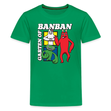Load image into Gallery viewer, GARTEN OF BANBAN - Character Squares T-Shirt (Youth) - kelly green