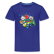 Load image into Gallery viewer, GARTEN OF BANBAN - Character Circles T-Shirt (Youth) - royal blue