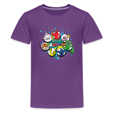 Load image into Gallery viewer, GARTEN OF BANBAN - Character Circles T-Shirt (Youth) - purple