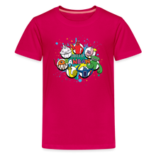 Load image into Gallery viewer, GARTEN OF BANBAN - Character Circles T-Shirt (Youth) - dark pink