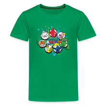 Load image into Gallery viewer, GARTEN OF BANBAN - Character Circles T-Shirt (Youth) - kelly green