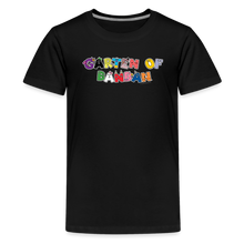 Load image into Gallery viewer, GARTEN OF BANBAN - Character Letters T-Shirt (Youth) - black