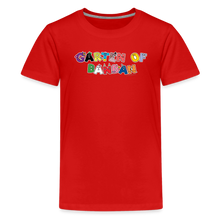 Load image into Gallery viewer, GARTEN OF BANBAN - Character Letters T-Shirt (Youth) - red
