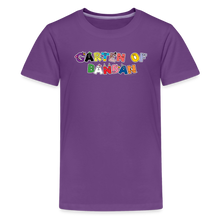 Load image into Gallery viewer, GARTEN OF BANBAN - Character Letters T-Shirt (Youth) - purple