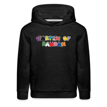 Load image into Gallery viewer, GARTEN OF BANBAN - Character Letters Hoodie (Youth) - charcoal grey