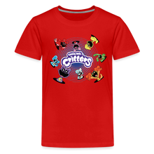 Load image into Gallery viewer, POPPY PLAYTIME - Pop-Up Smiling Critters T-Shirt (Youth) - red
