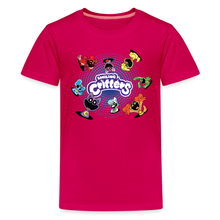 Load image into Gallery viewer, POPPY PLAYTIME - Pop-Up Smiling Critters T-Shirt (Youth) - dark pink
