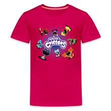Load image into Gallery viewer, POPPY PLAYTIME - Pop-Up Smiling Critters T-Shirt (Youth) - dark pink