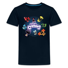 Load image into Gallery viewer, POPPY PLAYTIME - Pop-Up Smiling Critters T-Shirt (Youth) - deep navy