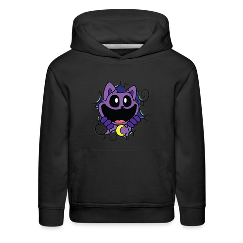 POPPY PLAYTIME - CatNap Face Hoodie (Youth) - black