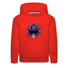 Load image into Gallery viewer, POPPY PLAYTIME - CatNap Face Hoodie (Youth) - red