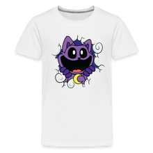 Load image into Gallery viewer, POPPY PLAYTIME - CatNap Face T-Shirt (Youth) - white