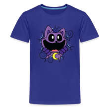 Load image into Gallery viewer, POPPY PLAYTIME - CatNap Face T-Shirt (Youth) - royal blue
