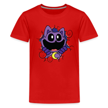Load image into Gallery viewer, POPPY PLAYTIME - CatNap Face T-Shirt (Youth) - red
