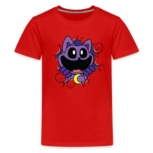 Load image into Gallery viewer, POPPY PLAYTIME - CatNap Face T-Shirt (Youth) - red