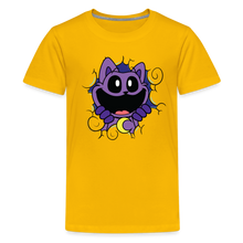 Load image into Gallery viewer, POPPY PLAYTIME - CatNap Face T-Shirt (Youth) - sun yellow
