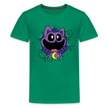 Load image into Gallery viewer, POPPY PLAYTIME - CatNap Face T-Shirt (Youth) - kelly green