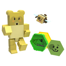 Load image into Gallery viewer, BEE SWARM - Mother Bear Action Figure Pack w/ Mystery Bee & Honeycomb Case (5” Articulated Figure & Bonus Items, Series 1)