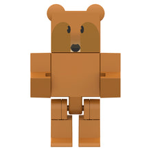Load image into Gallery viewer, BEE SWARM - Brown Bear Action Figure Pack w/ Mystery Bee & Honeycomb Case (5” Articulated Figure & Bonus Items, Series 1)