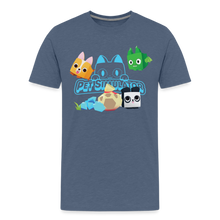 Load image into Gallery viewer, PET SIMULATOR - Classic Pets T-Shirt - heather blue